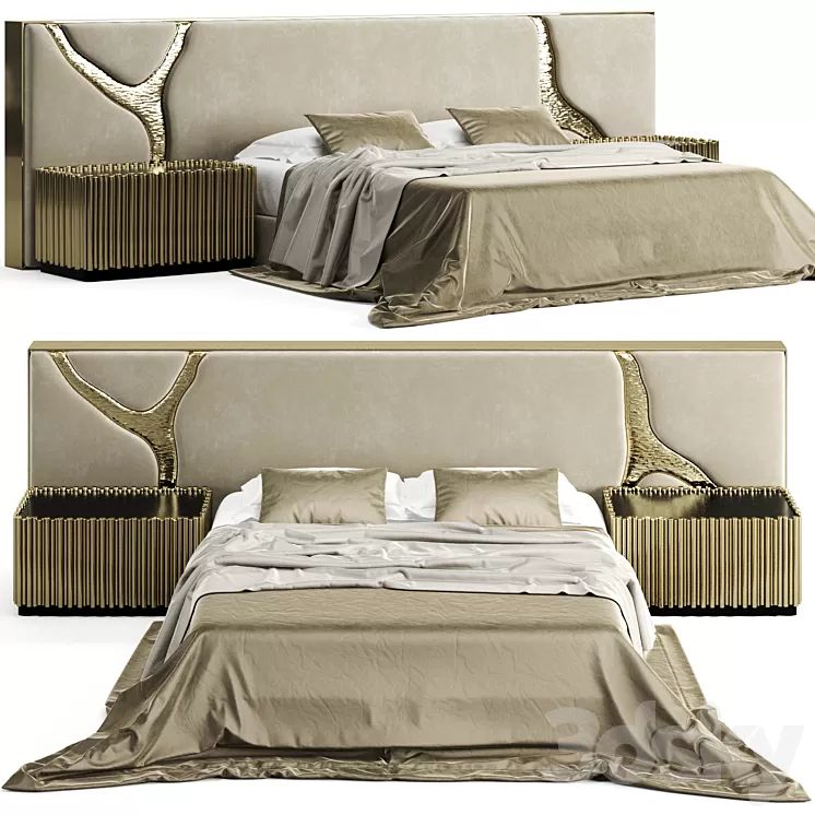 Boca do lobo lapiaz bed 3D Model Boca do lobo lapiaz bed 3D Model