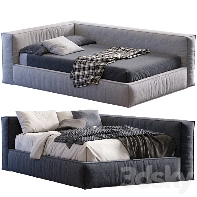 Boca Mini Bed 3D Model Boca Mini Bed 3D Model