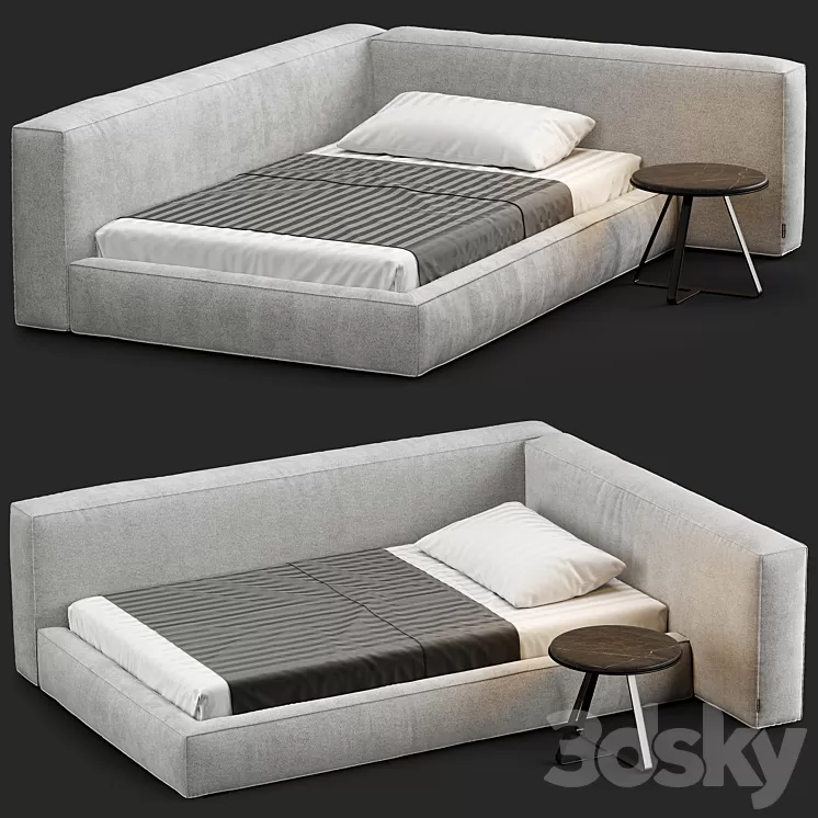 Boca mini bed 3D Model Free Download