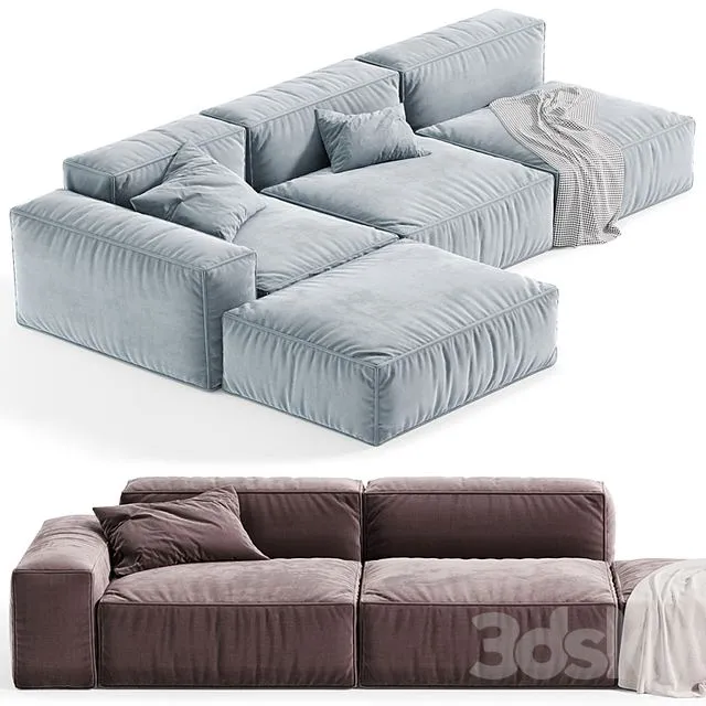 Boca Navi Sofa Set 04 By boca 3D Model Boca Navi Sofa Set 04 By boca 3D Model