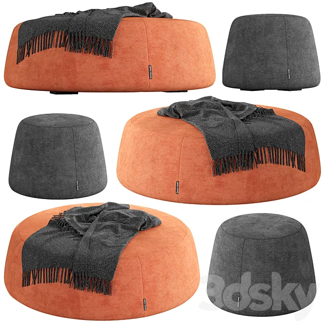 Boca pouf 3D Model Boca pouf 3D Model