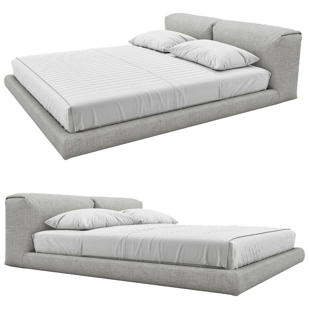Boca Room – Bed Boca Soft 3D Model Boca Room – Bed Boca Soft 3D Model