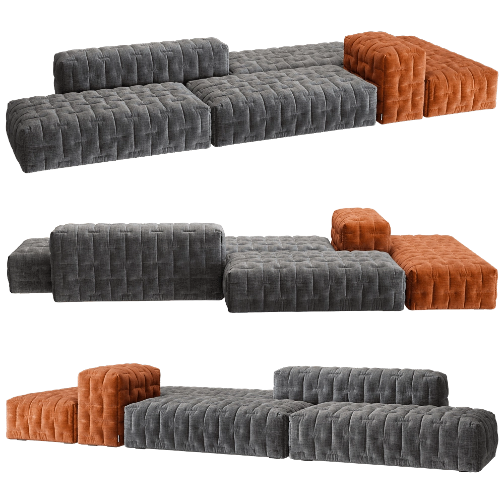 Boca Room – Modular sofa Boca Foo-Five 3D Model