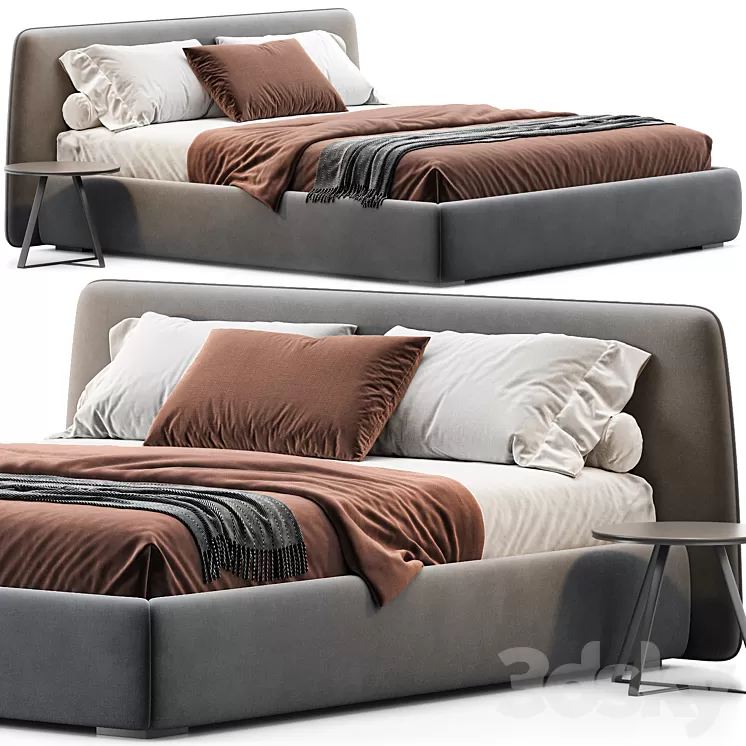 Boca silm bed 3D Model Free Download