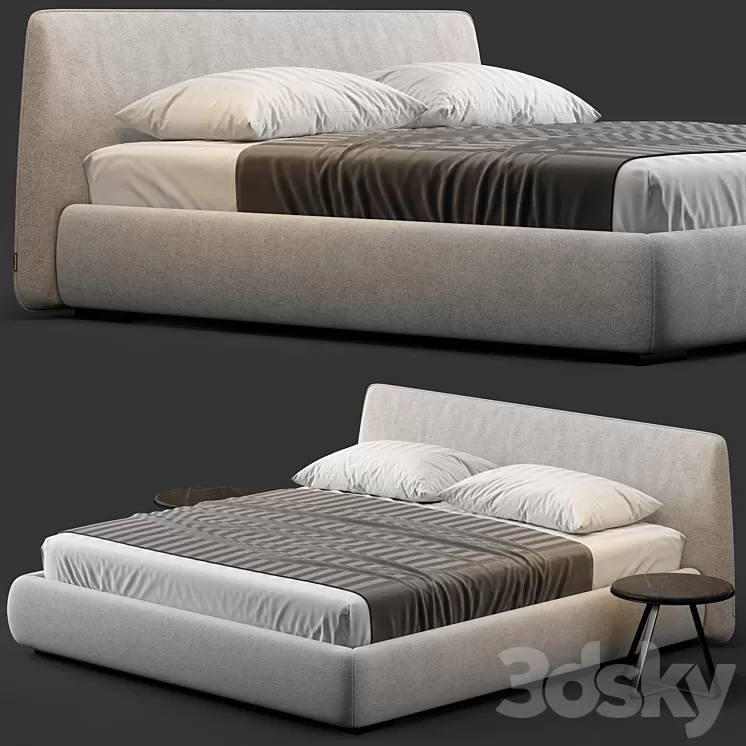 Boca slim bed 3D Model