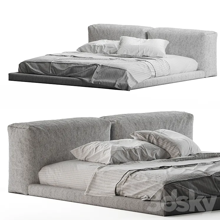 boca soft bed 1 3D Model Free Download