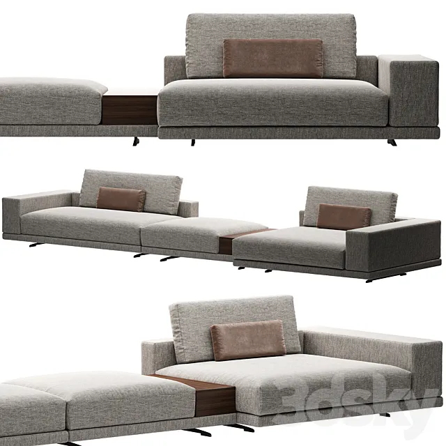 boca soho sofa 3D Model