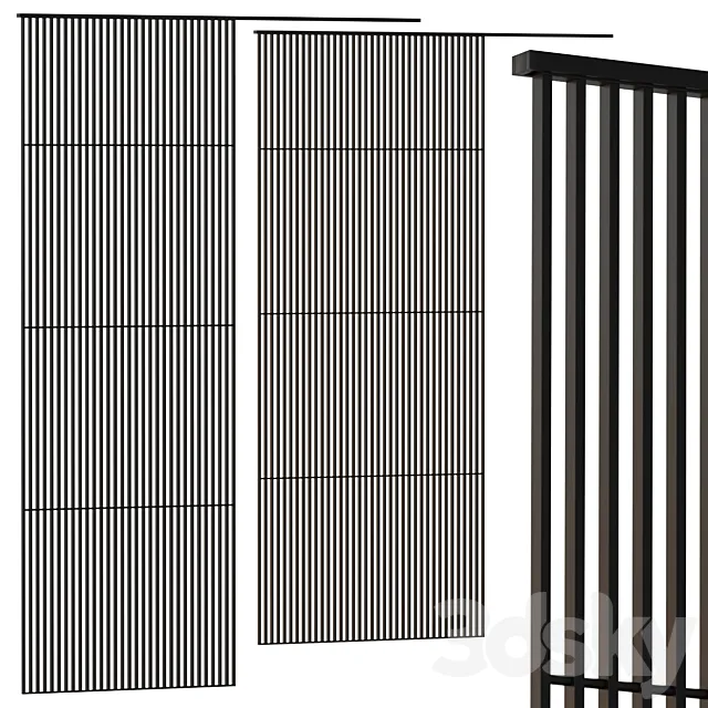 Boca Stripe rack 3D Model Boca Stripe rack 3D Model