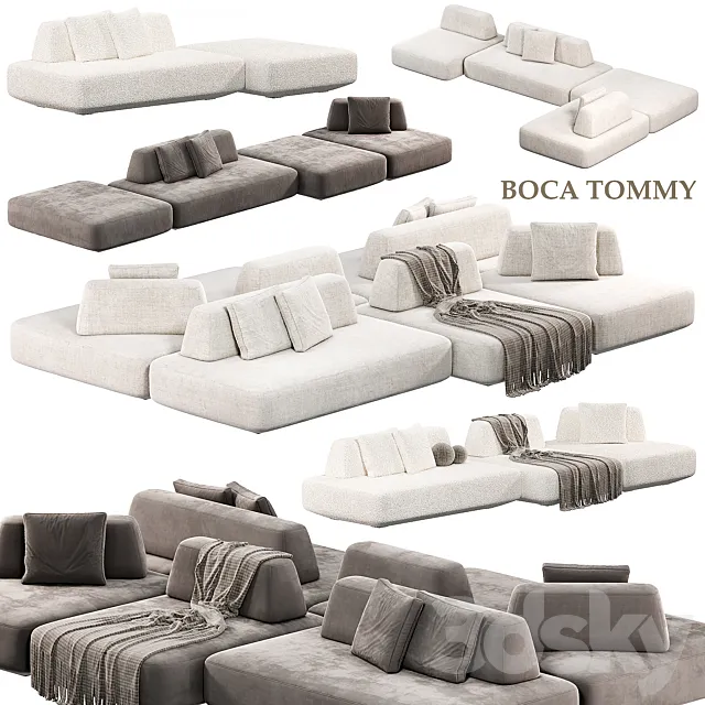 BOCA TOMMY Modular sofa BOCA TOMMY 3D Model BOCA TOMMY Modular sofa BOCA TOMMY 3D Model