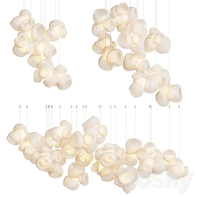 Bocci 100 8-11-20 lights 3D Model Bocci 100 8-11-20 lights 3D Model