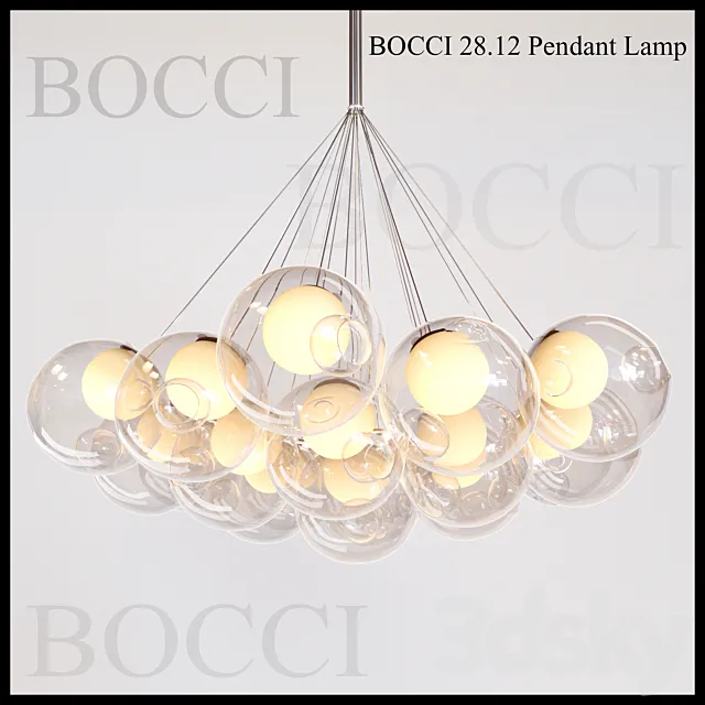 Bocci 28.12 Pendant Lamp 3DModel Bocci 28.12 Pendant Lamp 3DModel