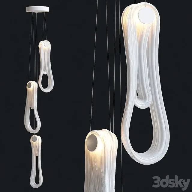 Bocci 873 lights 3D Model Bocci 873 lights 3D Model