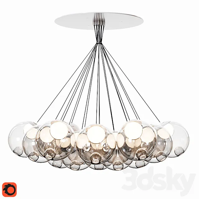 Bocci Cluster Light Pendant 3DModel