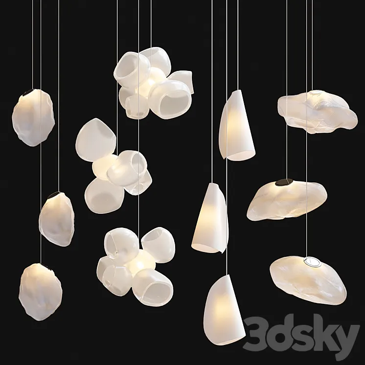 Bocci Light Collection 3D Model Free Download