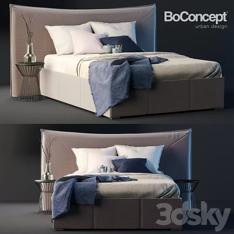 BoConcept a Gent bed 3D Model