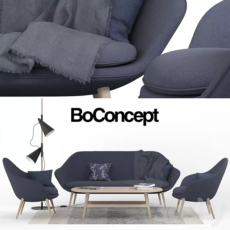 BoConcept Adelaide Furniture 3D Model