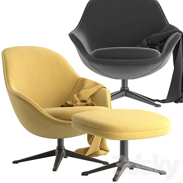 Boconcept-adelaide living chair 3D Model
