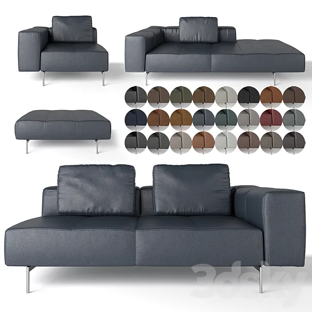 BoConcept Amsterdam Sofa 3D Model BoConcept Amsterdam Sofa 3D Model