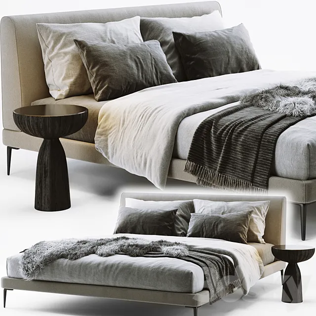 Boconcept arlington bed 3D Model Boconcept arlington bed 3D Model