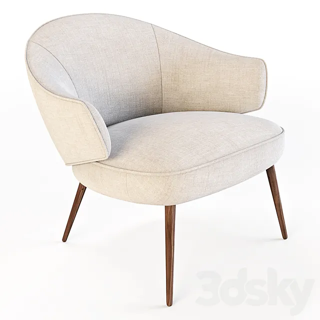 boConcept: ArmChair – Charlotte 3D Model
