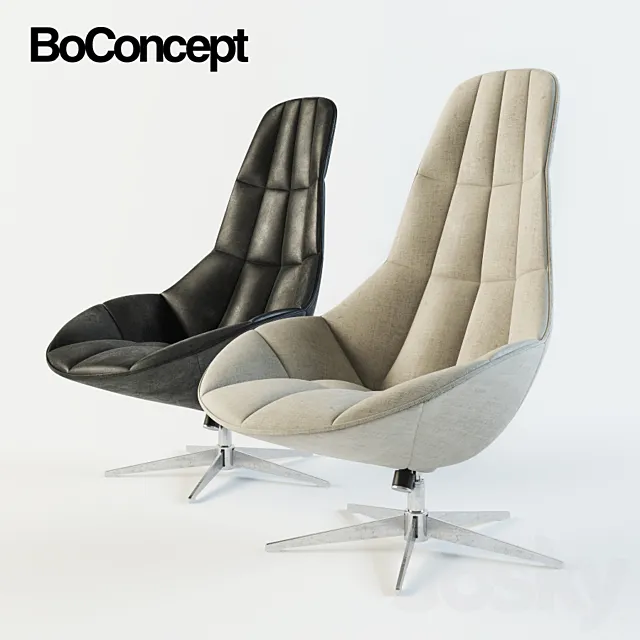 BoConcept Armchairs 3DModel BoConcept Armchairs 3DModel