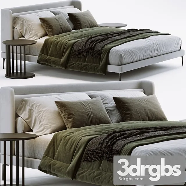 Boconcept Austin Bed 3D Model Download