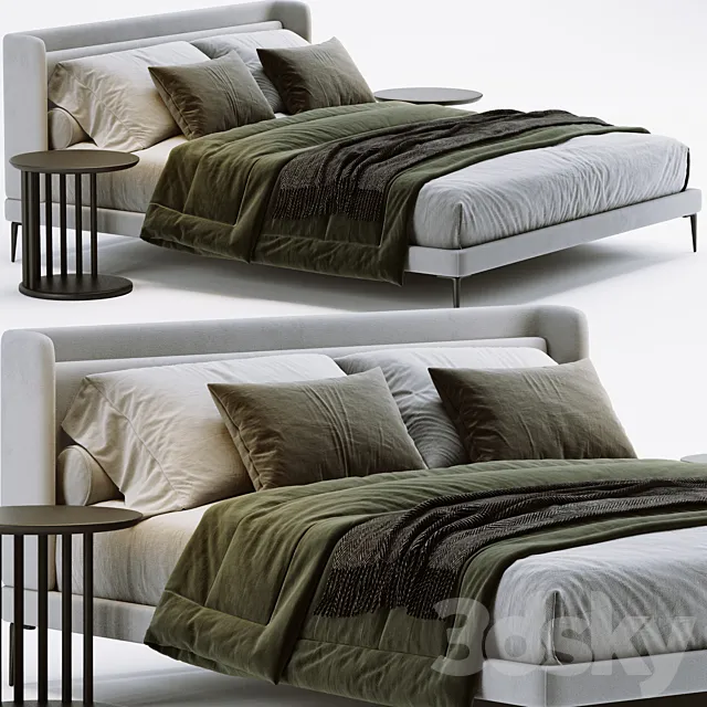 Boconcept austin bed 3DModel Boconcept austin bed 3DModel