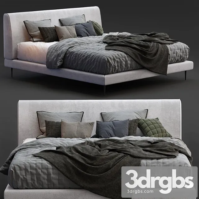 Boconcept bed arlington 2 3D Model Download