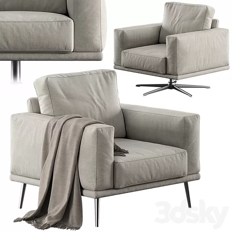 Boconcept Carlton Armchair 3D Model