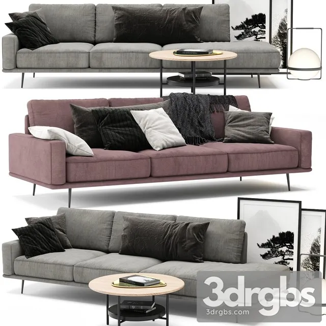 Boconcept Carlton Sofa 01 3D Model Download Boconcept Carlton Sofa 01 3D Model Download