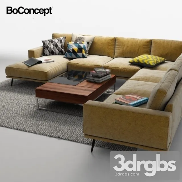 Boconcept Carlton Sofa 03 3D Model Download Boconcept Carlton Sofa 03 3D Model Download