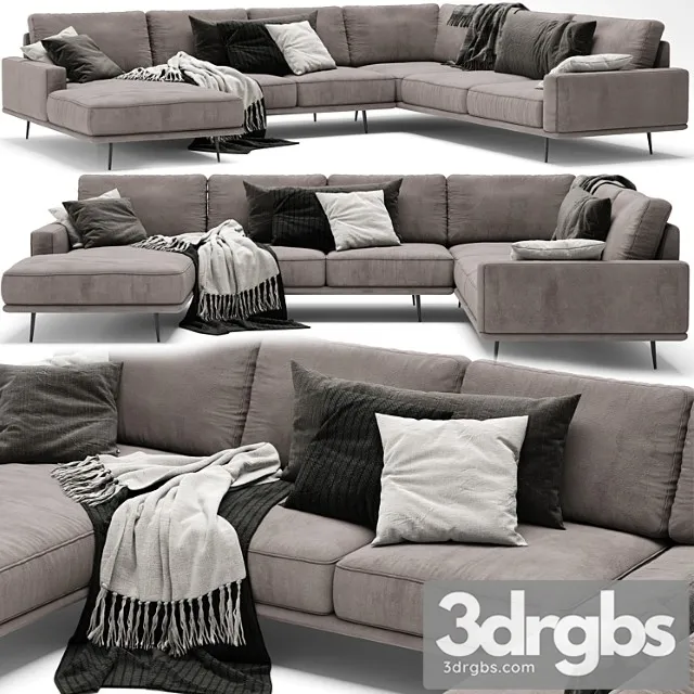 Boconcept carlton sofa 2 3D Model Download Boconcept carlton sofa 2 3D Model Download