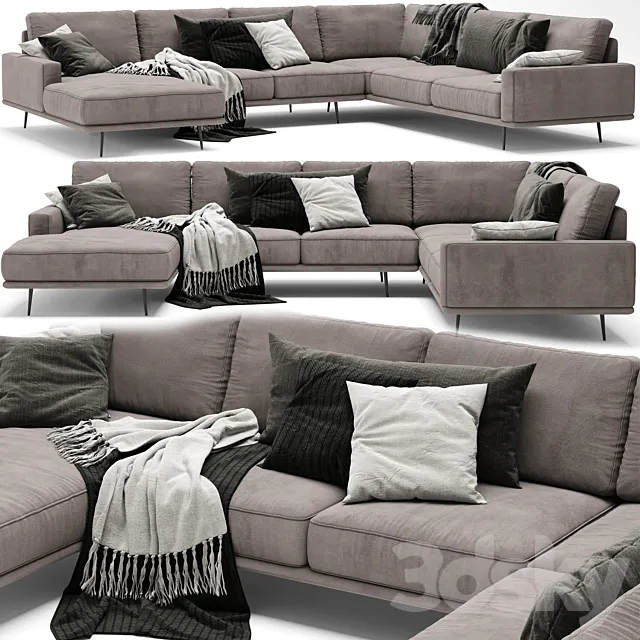 BoConcept Carlton Sofa 3DModel BoConcept Carlton Sofa 3DModel