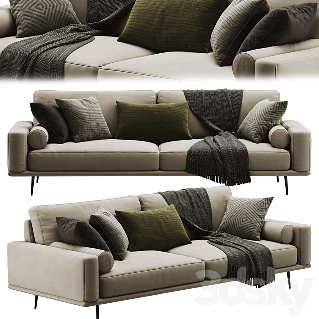 BoConcept Carlton Sofa 3DModel BoConcept Carlton Sofa 3DModel