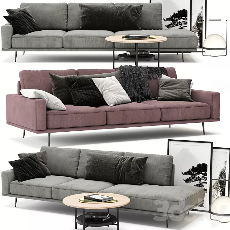 BoConcept Carlton Sofa A 3D Model