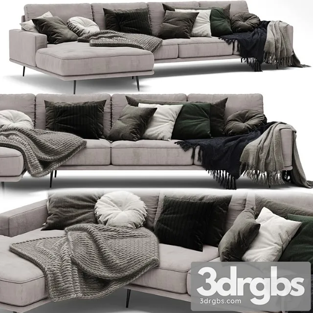 Boconcept carlton sofa_3 2 3D Model Download Boconcept carlton sofa_3 2 3D Model Download