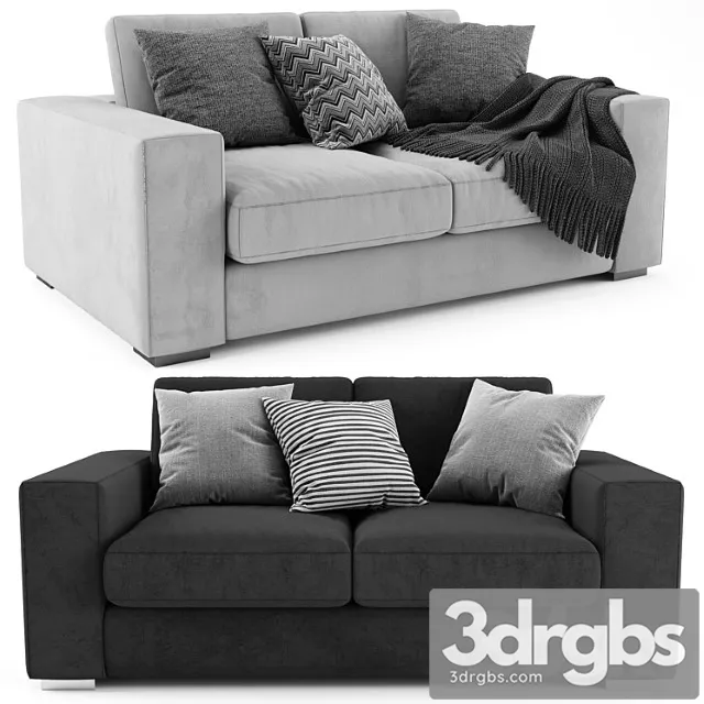 Boconcept cenova 2 seats 2 3D Model Download Boconcept cenova 2 seats 2 3D Model Download