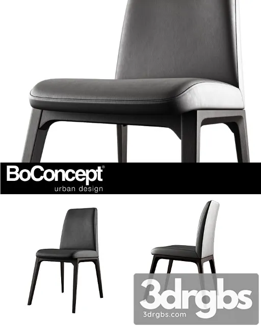 Boconcept Chair Lausanne 2 3D Model Download