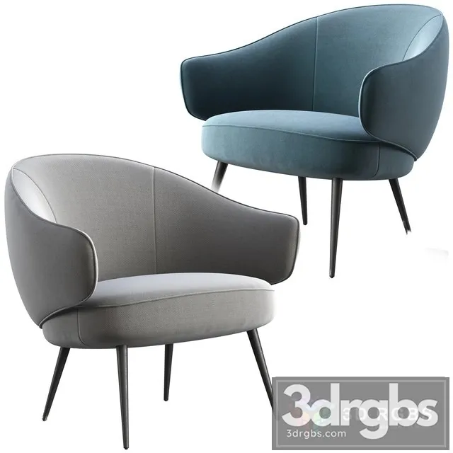 Boconcept Charlotte Armchair 3D Model Download Boconcept Charlotte Armchair 3D Model Download