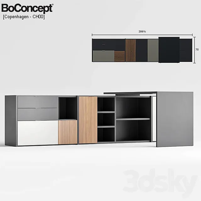 BoConcept Copenhagen 3D Model