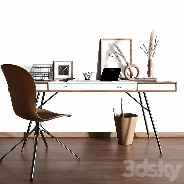 boconcept Cupertino workzone 3D Model Free Download