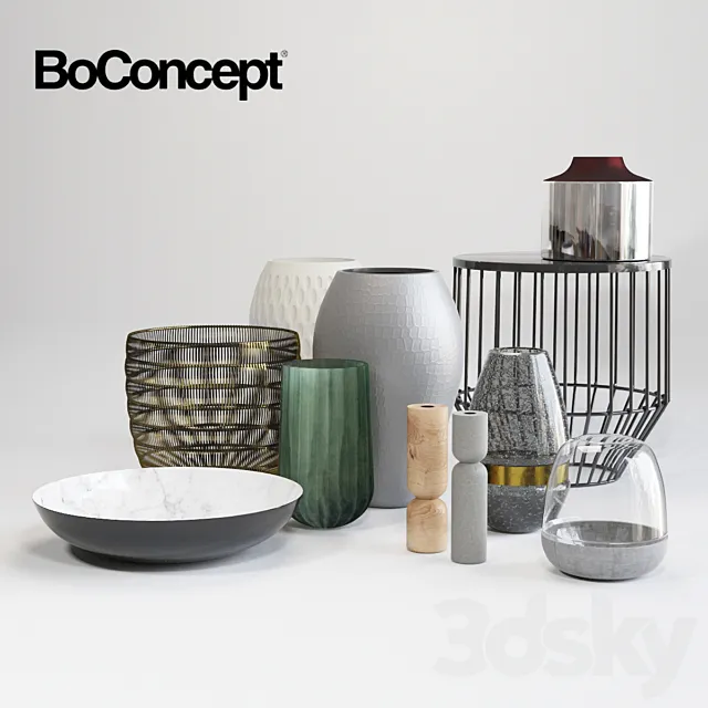 BoConcept Decor Set 3DModel