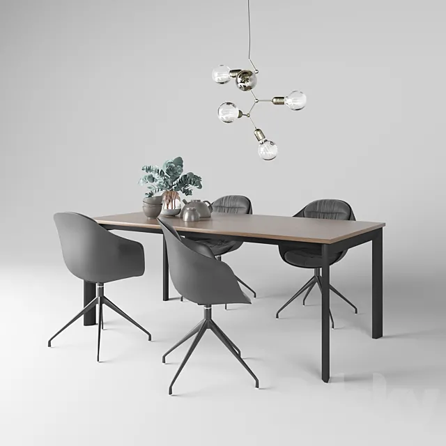 BoConcept Dining Set 3DModel