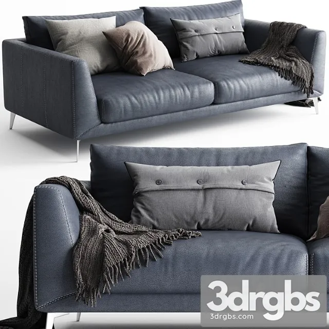 Boconcept Fargo Sofa 2 Seats 3D Model Download Boconcept Fargo Sofa 2 Seats 3D Model Download