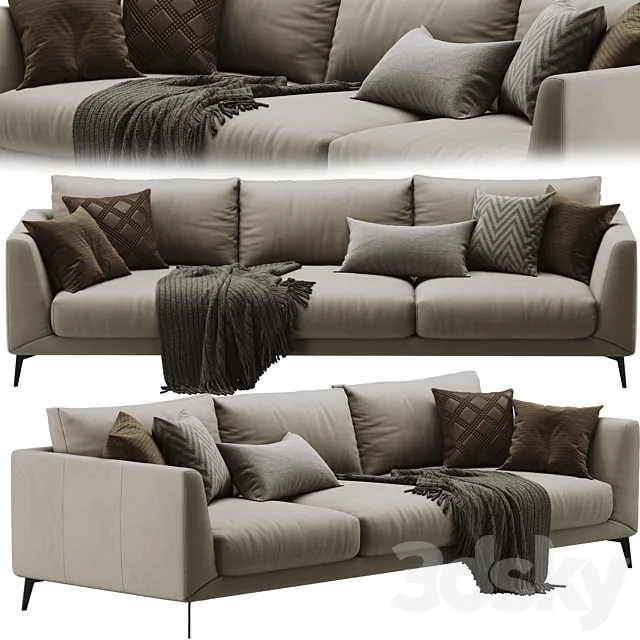 BoConcept Fargo Sofa 3D Model BoConcept Fargo Sofa 3D Model