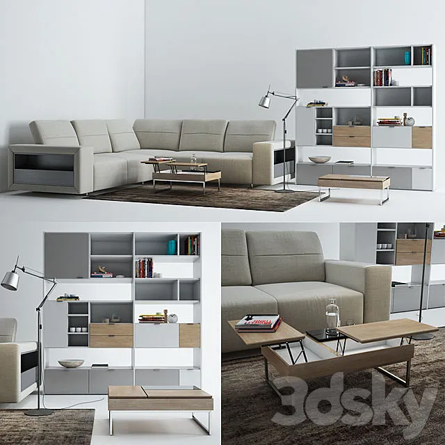 BoConcept Furniture 3D Model BoConcept Furniture 3D Model