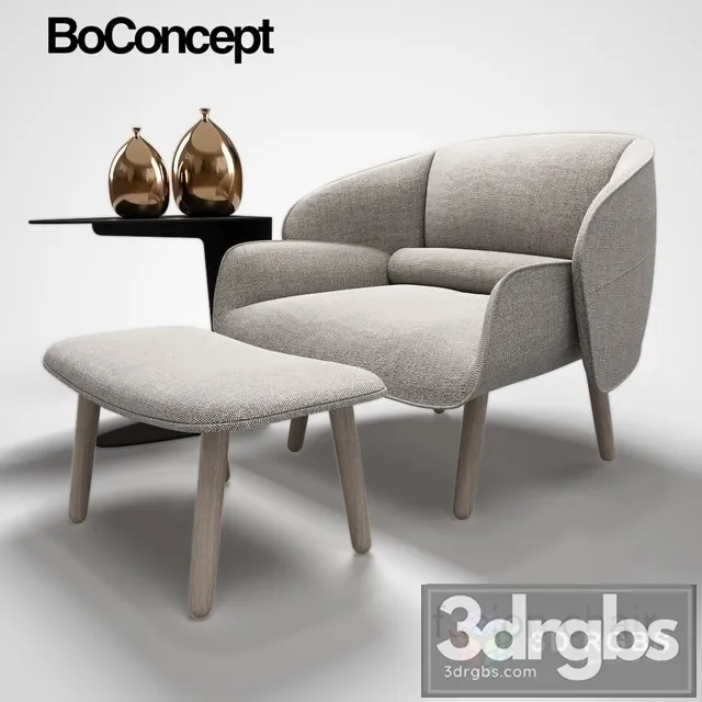 Boconcept Fusion Armchair 3D Model Download Boconcept Fusion Armchair 3D Model Download