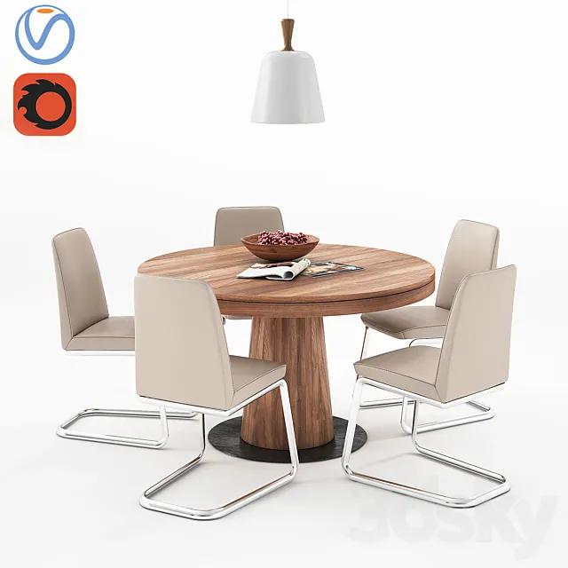 BoConcept Granada 130_182 and Lausanne 3DModel