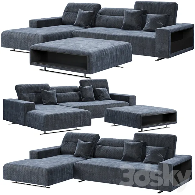 BoConcept Hampton corner sofa 3D Model BoConcept Hampton corner sofa 3D Model