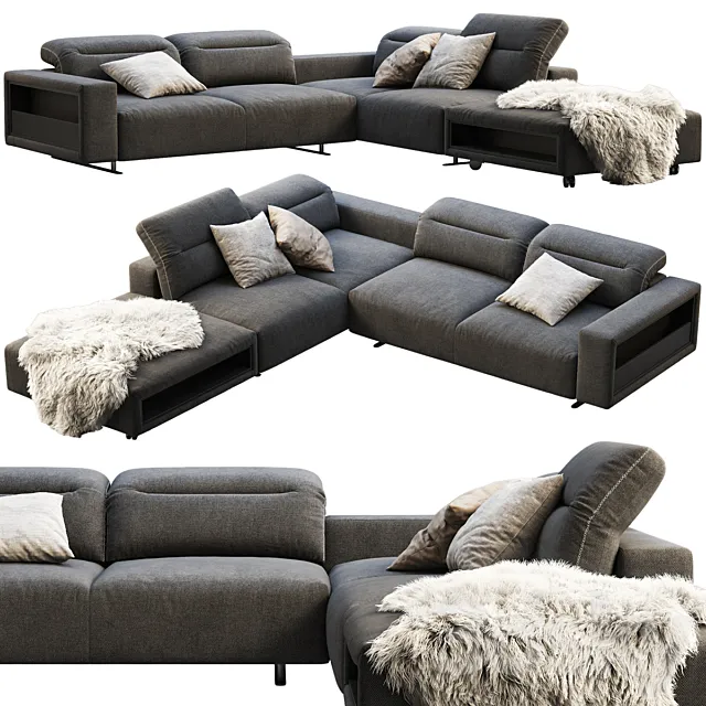 BoConcept Hampton corner sofa with storage 3DModel BoConcept Hampton corner sofa with storage 3DModel